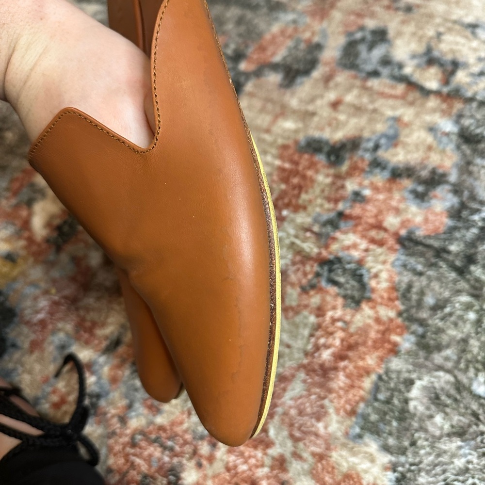 Liberté The Modern Mule in Cognac Chic Tan Leather Mules for Women - Picture 12 of 12